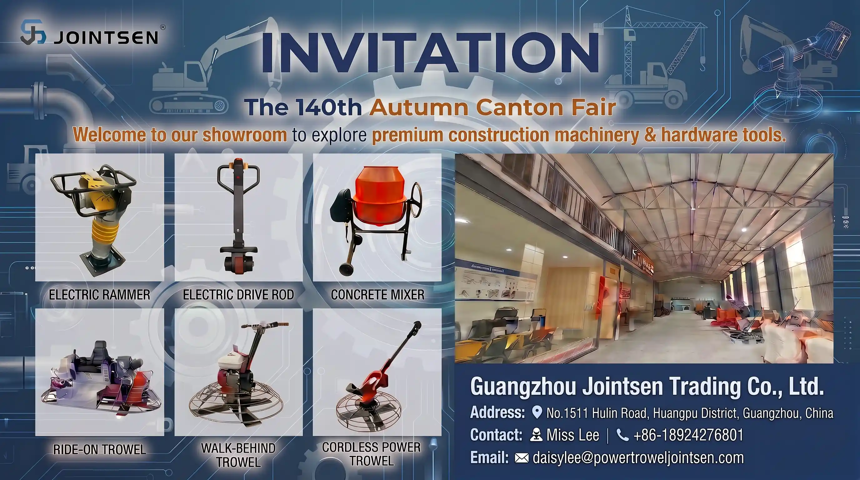 JOINTSEN Invites Global Partners to the 140th Canton Fair & Guangzhou Showroom Visit JOINTSEN Invites Global Partners to the 140th Canton Fair & Guangzhou Showroom Visit